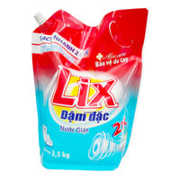 🌺🌼🌸 NƯỚC GIẶT ĐẬM ĐẶC LIX TÚI 3.5KG 🌸🌼🌺