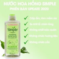 💦🌸 Nước hoa hồng (Toner) Simple Kind To Skin Soothing Facial Toner ☀️☀️☀️