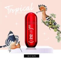 [𝕥𝕣𝕠𝕡𝕚𝕔𝕒𝕝] Nước hoa nữ 212 VIP Rosé Red - 10ml/20ml