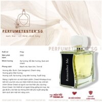 [ᴀᴜᴛʜᴇɴᴛɪᴄ] Nước Hoa Unisex    Jovoy Remember Me  Tươi mát và trẻ trung -𝒑𝒆𝒓𝒇𝒖𝒎𝒆𝒕𝒆𝒔𝒕𝒆𝒓