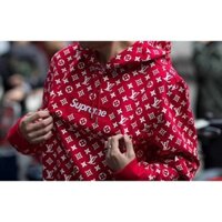 . NYC  ⚡️[CHỈ  NGÀY] - Áo hoodie Supreme x LV full tag túi