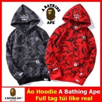 . NYC  ⚡️[CHỈ  NGÀY] - Áo hoodie Bape, Áo hoodie a bathing ape, áo nỉ bape