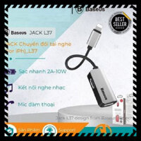 [ 𝐂𝐇Ố𝐓 𝐒𝐀𝐋𝐄 ] Jack chuyển tai nghe Type C to Type C và 3.5 audio Baseus L40 / Jack chuyển ios 1 nightning to 2 L