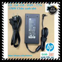 [ 𝐂𝐇Ố𝐓 𝐒𝐀𝐋𝐄 ] Sạc Laptop HP Zbook 15  G3 - G4 - G5 - G6 19.5V - 7.7A - 150W Chân xanh nhỏ