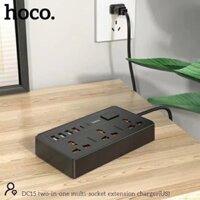 💥 Ổ Cắm Điện Đa Năng Sạc nhanh 18W Hoco DC15 Chính Hãng Có 4 Cổng USB Thông Minh