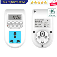 🆕 Ổ Cắm Hẹn Giờ AL-06 LCD Màn Hình Hiển Thị Kỹ Thuật Số Công Tắc Hẹn Giờ DE Cắm AC220-240V 50Hz