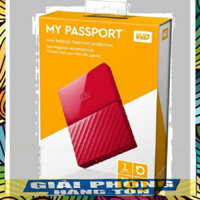 █ Ổ cứng di động HDD 2.5 inch WD My Passport 3TB ( Đỏ ) WDBYFT0030BRD New Chính Hãng 100% - Fullbox ░G░I░Á░ ░R░Ẻ░