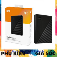 🕐 Ổ cứng di động HDD 2.5 inch WD My Passport 4TB Portable USB 3.2 New Chính Hãng 100% - Fullbox ổ kích thước nhỏ gọn gắ