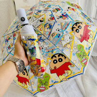 ☆ ★ Ô dù trong suốt Crayon Shin-chan dày, thanh thẳng, tay cầm dài, ô tự động cho nam, nữ, trẻ em, sinh viên, ô gấp hoạt hình/3.6