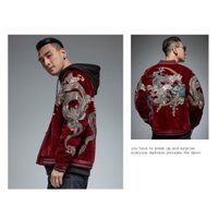 [ ODER ] Áo khoác bomber sukajan jacket thêu rồng