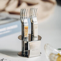 ~ ~ Ống hút 6 Chiếc ins Phong Cách Nĩa Trái Cây Inox 304 Bộ Nĩa Nhỏ Có Giá Trị Cao Cấp Cho Trái Cây Món Tráng Miệng Nĩa Cao Cấp