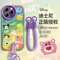 ♥ Ốp điện thoại Apple 15, vỏ bảo vệ mới cho iPhone 14 Pro Max, dây đeo tròn, phong cách nữ tính, hoạt hình Disney tươi mới, cầu vồng, mềm mại, tương thích với 13, chống sốc, đơn giản 12, sáng tạo 11, xu hướng TSVI