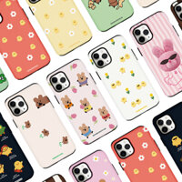 🇰🇷【 Ốp Điện Thoại Hàn Quốc 】 Lưu Trữ Thẻ Bảo Vệ Cứng Cản Đôi Silicon Thiết Kế Dễ Thương Samsung Galaxy Tương Thích Cho iPhone 15 14 13 12 11 pro max mini Disbunnystar