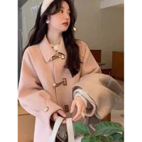 [ ORDER- KHÔNG CÓ SẴN ] Áo Khoác Dạ Lông Thỏ Dáng Lỡ Hàn Quốc Siêu Xinh