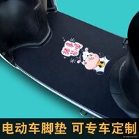 ♤ Order🛵Tấm lót chân ô tô điện xe tay ga ắc quy bàn đạp ô tô đệm chân chống trượt chống thấm nước có thể cắt được