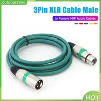 ♥♥ outdoorstyle ♥ 5 cái 3Pin Cáp XLR Male to Female M/F Foil + Bện Cáp Âm Thanh Được Bảo Vệ