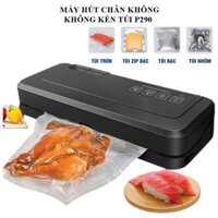 [ P290 ]( KHÔNG KÉN TÚI) Máy Hút Chân Không Bảo Quản Thực Phẩm, Hút Được Túi 2 Mặt Trơn, Hút Được Đồ Khô Và Đồ Ướt