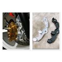 [ Pad heo dầu thắng đĩa ]_Pad trước EX150/155 đĩa 260-267 gắn heo dầu NISSIN/ BREMB0 4pis lỗ trụ 6-8_Pát ĐEN & Trắng