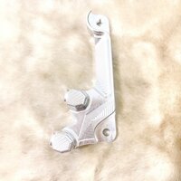 [ Pad heo dầu thắng đĩa ]_Pad trước EX135, EX2010 đĩa 260-267 gắn heo dầu NISSIN 4pis lỗ trụ 6-8_Pát Trắng