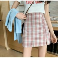 [ PASS ] chân váy kẻ caro