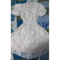 [ PASS ]Đầm hở lưng đính nơ💫