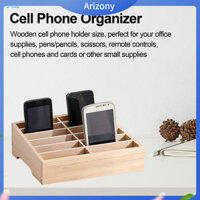 《 Penstok 》 Đồ dùng văn phòng Hộp lưu trữ máy tính để bàn 12 / 16 Lưới Giá đỡ điện thoại bằng gỗ Giá đỡ máy tính để bàn thân thiện với môi trường Hộp lưu trữ Sự lựa chọn của người mua Đông Nam Á