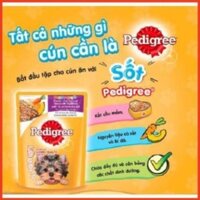 ( Phanngoclinh ) ( CC2016 ) Pate chó Pedigree ComBo 24 gói mix vị Bò, Gan, puppy