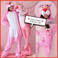 ( Phanngoclinh ) ( CC2016 ) [Giảm 29k-FREESHIP] BỘ ĐỒ THÚ BÁO HỒNG - PINK PANTHER Bộ đồ thú