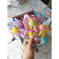 [ Phát sáng cực đẹp ] Combo 12 cây Kẹo trái cây quạt tay bướm/ Kẹo đồ chơi con bướm phát sáng 4g cực xinh tặng trẻ