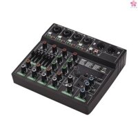 ❈ Phát sóng trực tiếp Âm thanh di động Dj Network Bt Mp3 Đầu vào Studio di động Dj Mp3 Bảng điều khiển cấp nguồn Usb với nguồn 256 48v với 256 mạng Live Type-c Power Bảng điều khiển 6 kênh