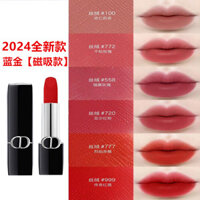 ✅ [Phong cách mới] Son môi Dior Rouge Verte Flame Blue Gold 999 Velvet Matte dưỡng ẩm 720 YVOG