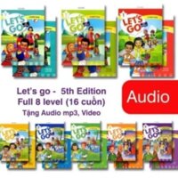 [ Phù hợp với lứa tuổi Tiểu Học ] Let's Go - 5th edition - Student book + workbook | Tặng Audio mp3