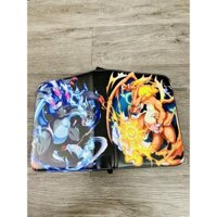 [ Phụ kiện ] Sổ đựng card , album da sưu tập thẻ bài Pokemon Yugioh Hàn quốc Card anime ( 50 trang)