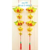 [ Phụ kiện treo Tết ]Set 5 dây cá thỏi vàng dùng trang trí cây mai, đào, quất, trang trí nhà cửa
