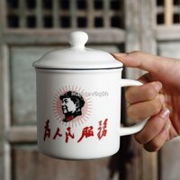 ⊕ ☊ Phục Vụ Người Retro Cốc Sứ Sáng Tạo Giả Men Hoài Cổ Cốc Ấm Trà Nước Cốc Cốc Cốc Ấm Trà