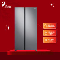 [ [Pico Official - Lắp đặt 0Đ HN HCM] Tủ Lạnh SBS Samsung RS62R5001M9/SV 647 Lít Inverter Silver ]