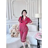 [ Pijama lững 90-120 ký ] Bộ lững tay ngắn mặc nhà
