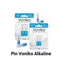 ( Pin hạn chế chảy ) Pin AA, AAA Voniko Alkaline Ultra chính hãng thương hiệu Mỹ 1.5V dung lượng cao 950mAh (Vỉ 2 viên)