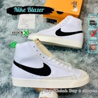 [ Pkdsneaker25 ] Giày Nike blazer Đen trắng mid cổ cao hàng cao cấp -ju2