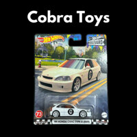 [ PREMIUM ] 99 Honda Civic Type R EK9 Boulevard  - Cobra Toys - Hot Wheels PREMIUM - Xe mô hình tỉ lệ 1:64