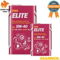 [ PRO ] Nhớt MANNOL Elite 5W-40 SN/CH-4 - 7903 4L Hàng Đức Cao Cấp Chính Hãng - mickey2020shop