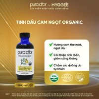 [ PuraDor by Hyggee ] Tinh dầu cam ngọt organic PURA D'OR Therapeutic Grade Sweet Orange 118m