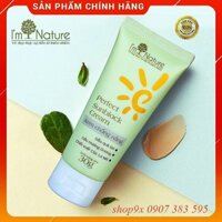 (+Quà) Kem Chống Nắng I'm Nature SPF50/PA+++ Perfect Sunblock Cream 30gr