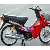 ( Qúa rẻ) Trọn bộ tem xe wave đời 2000 màu đỏ đen