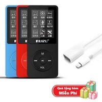 ( Quà tặng Cáp OTG cho iphone ) Máy nghe nhạc mp3 Ruizu X02 bộ nhớ trong 8G hỗ trợ thẻ nhớ lên đến 64G cao cấp