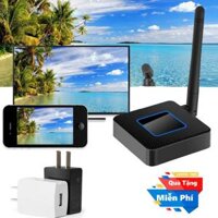 ( Quà tặng Cốc sạc điện thoại mini ) Thiết bị HDMI không dây Dongle Q4 cao cấp - Wifi Display Dongle Q4 - HDMI Dongle Q4 hỗ trợ HDMI và AV trình chiếu từ Smartphone lên Tivi
