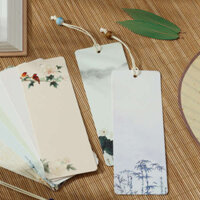 🔥 quà tặng 🔥 đẹp Dấu trang cổ điển phù hợp cho người viết và người yêu sách có hàng sẵn Dấu trang phong cách Trung Hoa cổ điển đánh dấu trang sách công cụ đọc sách ❅Giấy Cổ Trống Đánh Dấu Trang Thư Pháp Inscription Vẽ Tay Minh Họa DIY Viết Tay Thẻ Trắng