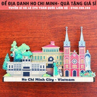 { Quà Tặng Lưu Niệm Du Lịch Giá Sỉ } Cái Mô hình địa danh "HO CHI MINH" Việt Nam - Tại Xưởng Sản Xuất Trực Tiếp