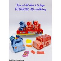 [ Quà tặng trẻ em ] Combo 5 Xe tải đồ chơi Lego kèm kẹo nổ / Xe Kẹo nổ đồ chơi Ô tô Lego DIDuole quà tặng trẻ siêu kute