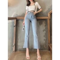 🌿 Quần bò ống loe 9 tấc siêu co giãn 😝